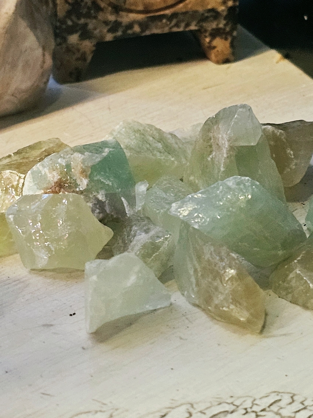 Decorative Green Calcite Stone Chips - Home Accents